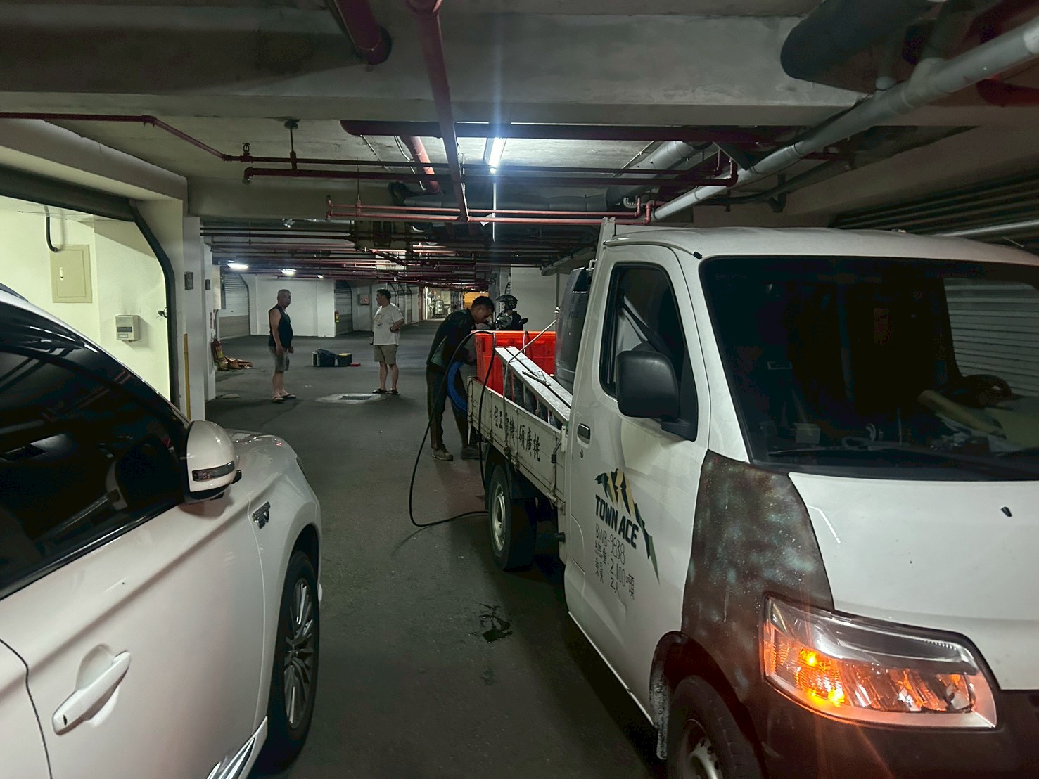 中大1150420水刀洗管案例-鴻碩工程車