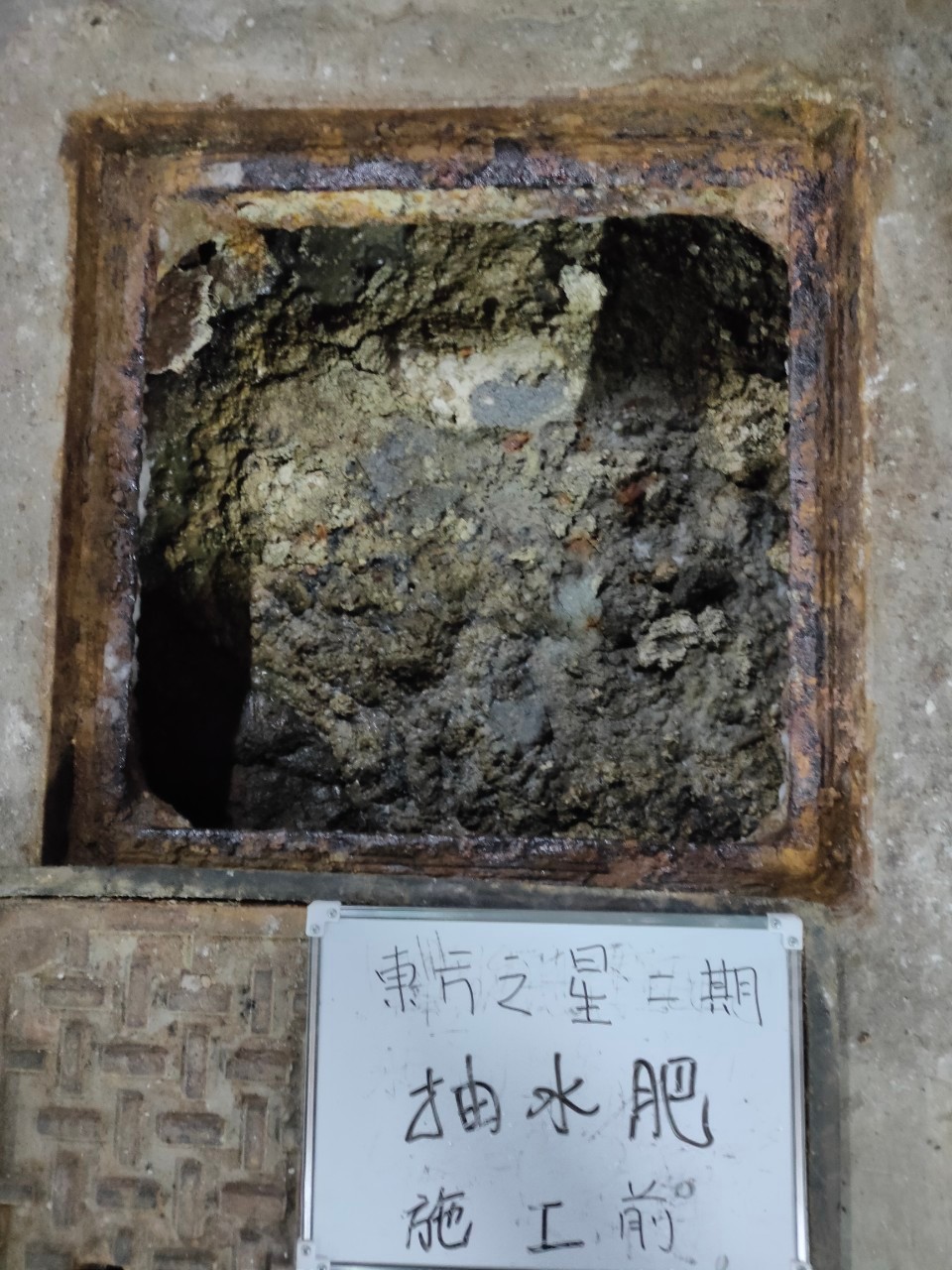 【工程實績】東方之星二期社區抽水肥作業紀錄(施工前2)