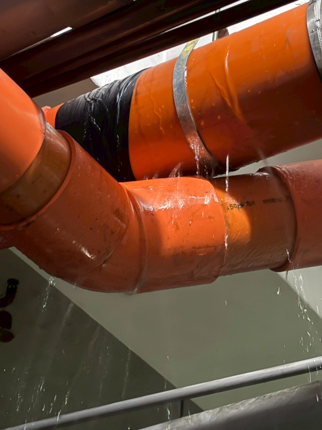 1140815星光市B.C棟車道堵塞水刀洗管案例-問題管道