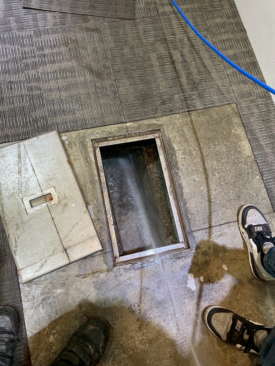 1140822五福華廈水刀清溝加挖溝案例-另一處