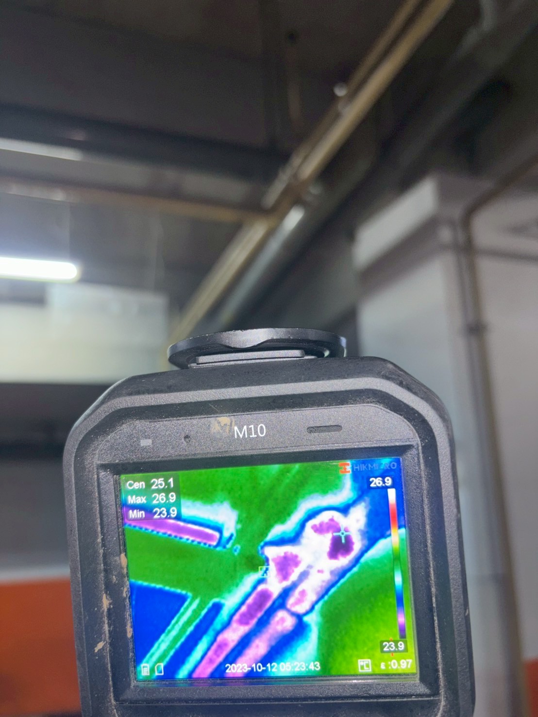 1141022社區管線檢測案例:甜蜜進行曲社區汙水管熱顯像檢測