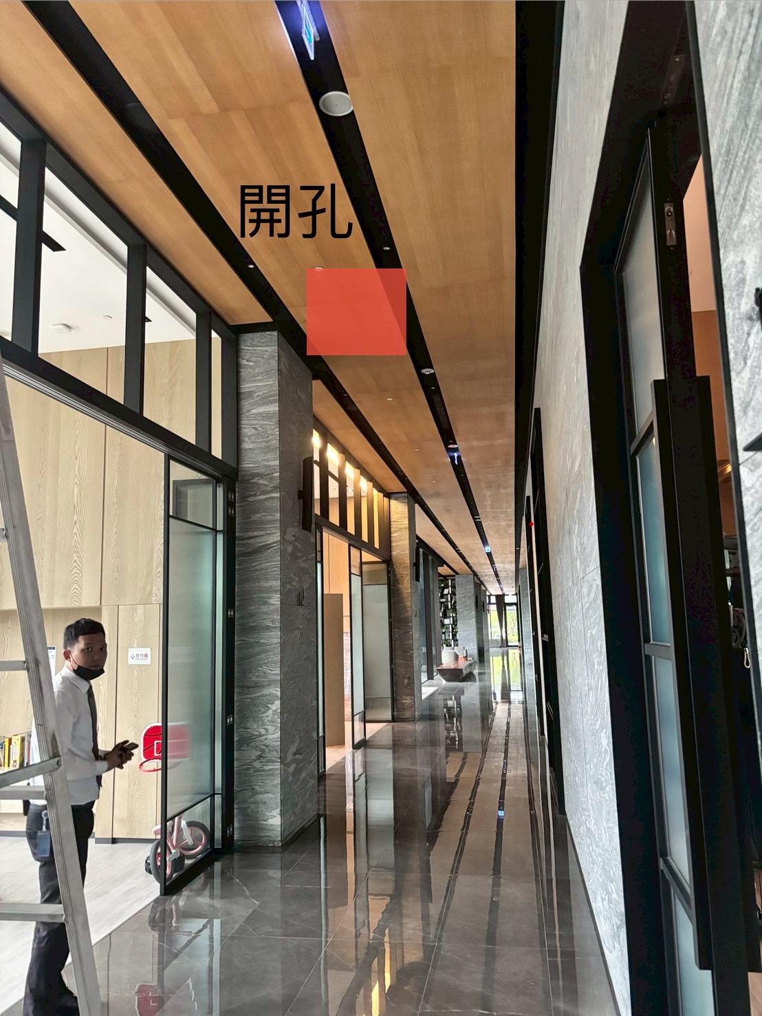 灣岸VILLA 1F汙水管線勘案例-案場
