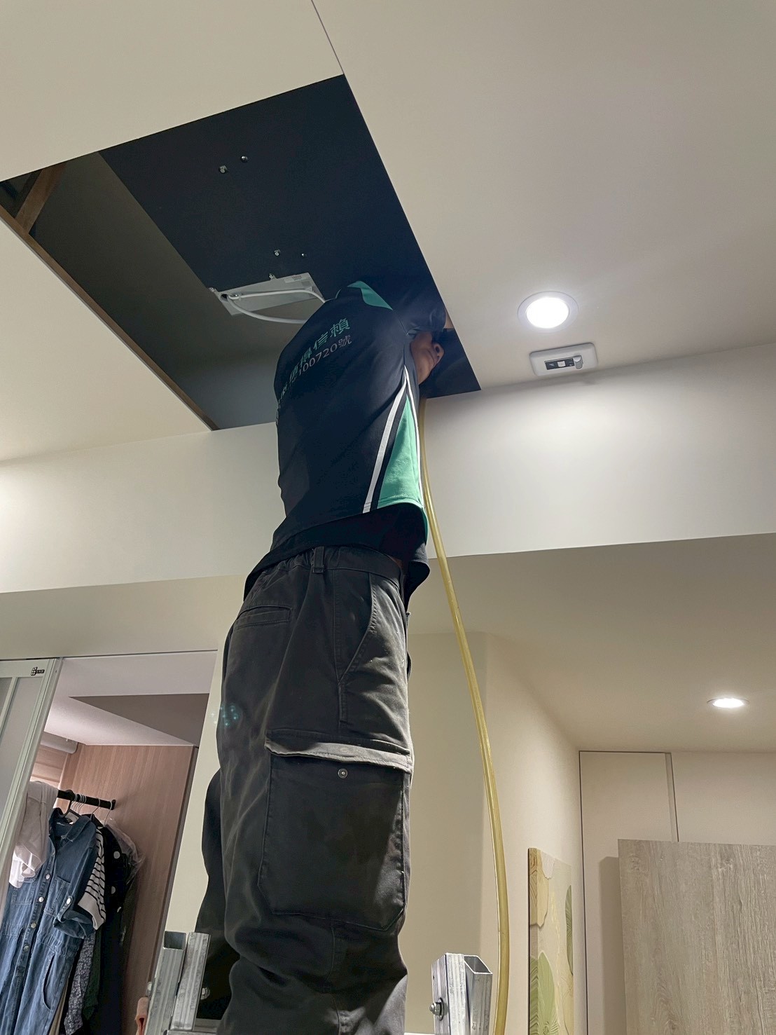 中和古元增1150511冷氣通管高週波-施工中