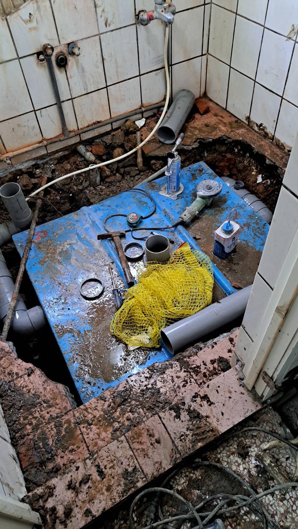 化糞池工程完畢圖