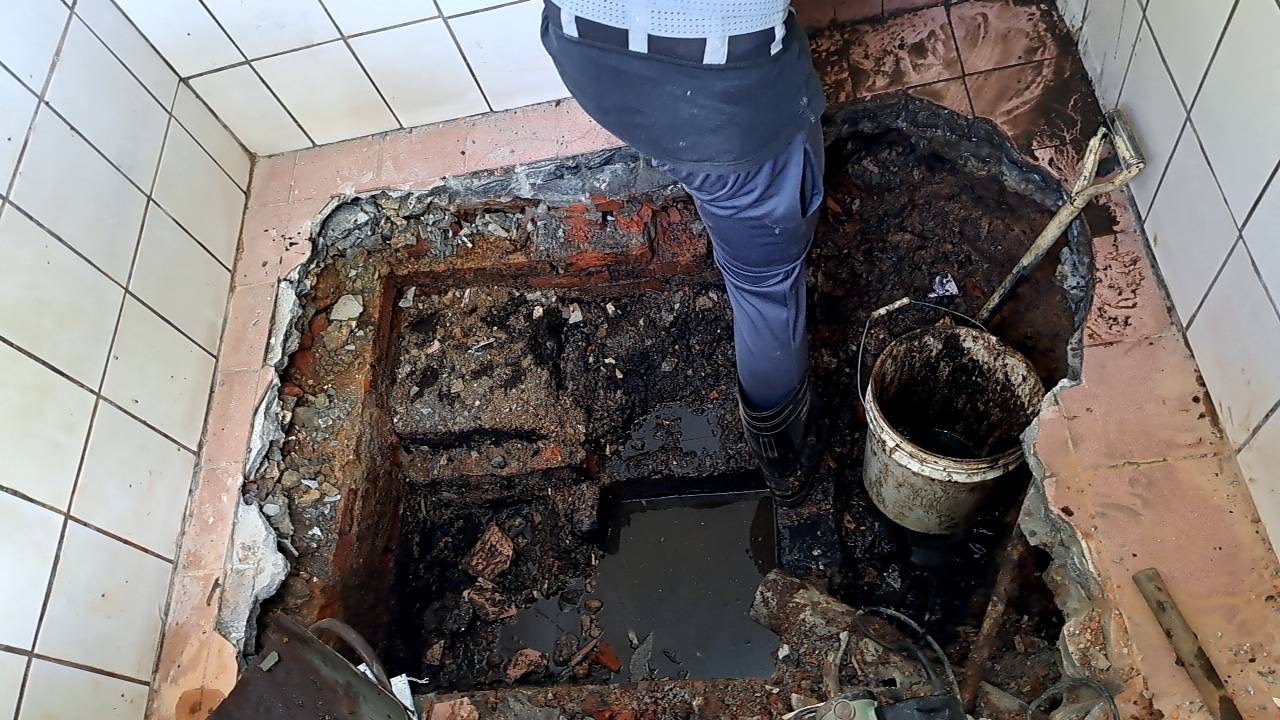 化糞池地點開挖與尺寸規劃