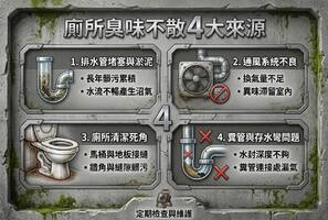 廁所臭味不散4大來源｜常見原因與改善方法一次看懂