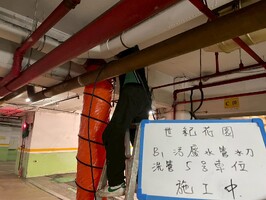 1150506世紀花園C棟地下室汙水幹管洗管案例