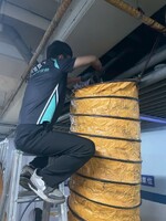 世紀宮廷社區1150409地下室共管-高壓水刀洗管工程