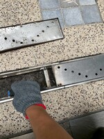 1140901鴻築吾江社區大樓地排及上車道清淤水刀清洗案例