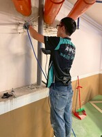 1140911仰德珍寶B1汙廢水管水刀洗管+車位打止漏針