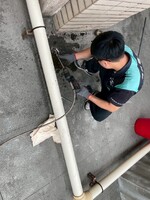 1150417、20和瑞捷星頂樓通管與B1雨水管高壓水刀洗管服務案例