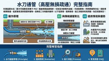 水刀通管完整指南:原理、適用情境與常見問題解答